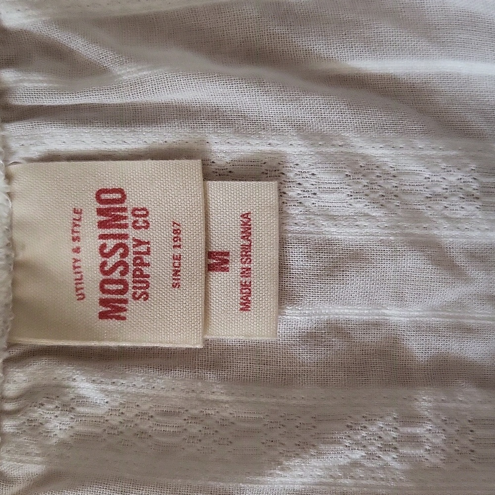 Vintage Mossimo 100% COTTON White Romper With Textured Detail🤍 - Picture 5 of 6